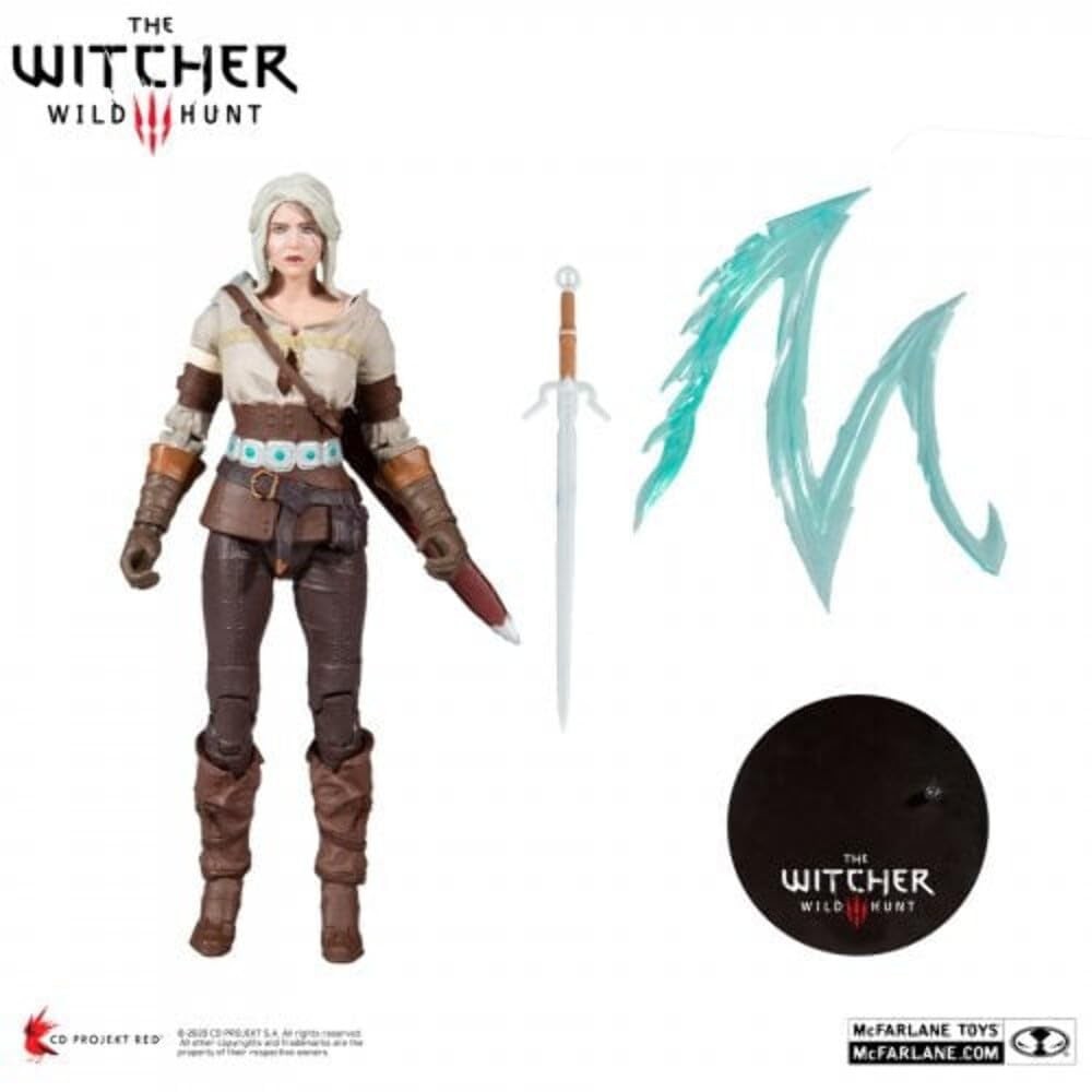 McFarlane - Witcher Gaming 7 Figures Wave 2 - Ciri 7 inch, Multicolor