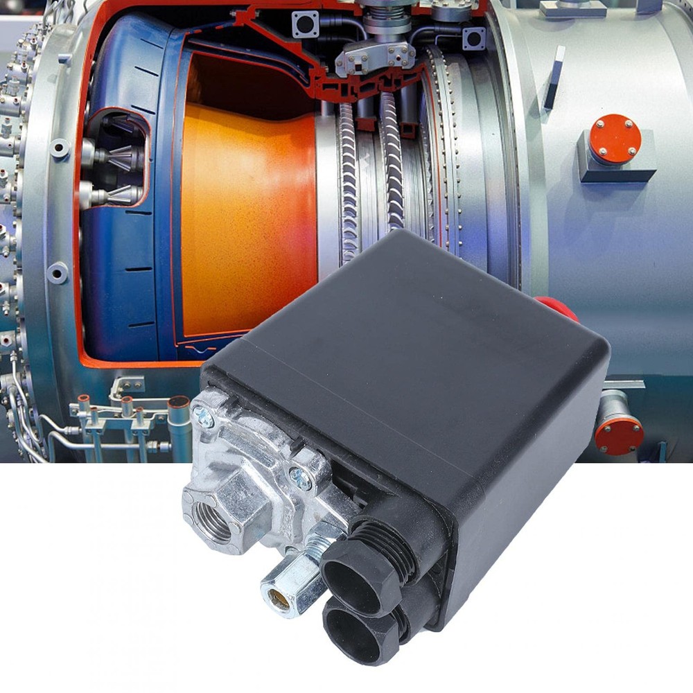 Air Compressor Pressure Switch, Single Hole Central Pneumatic Air Compressor ...