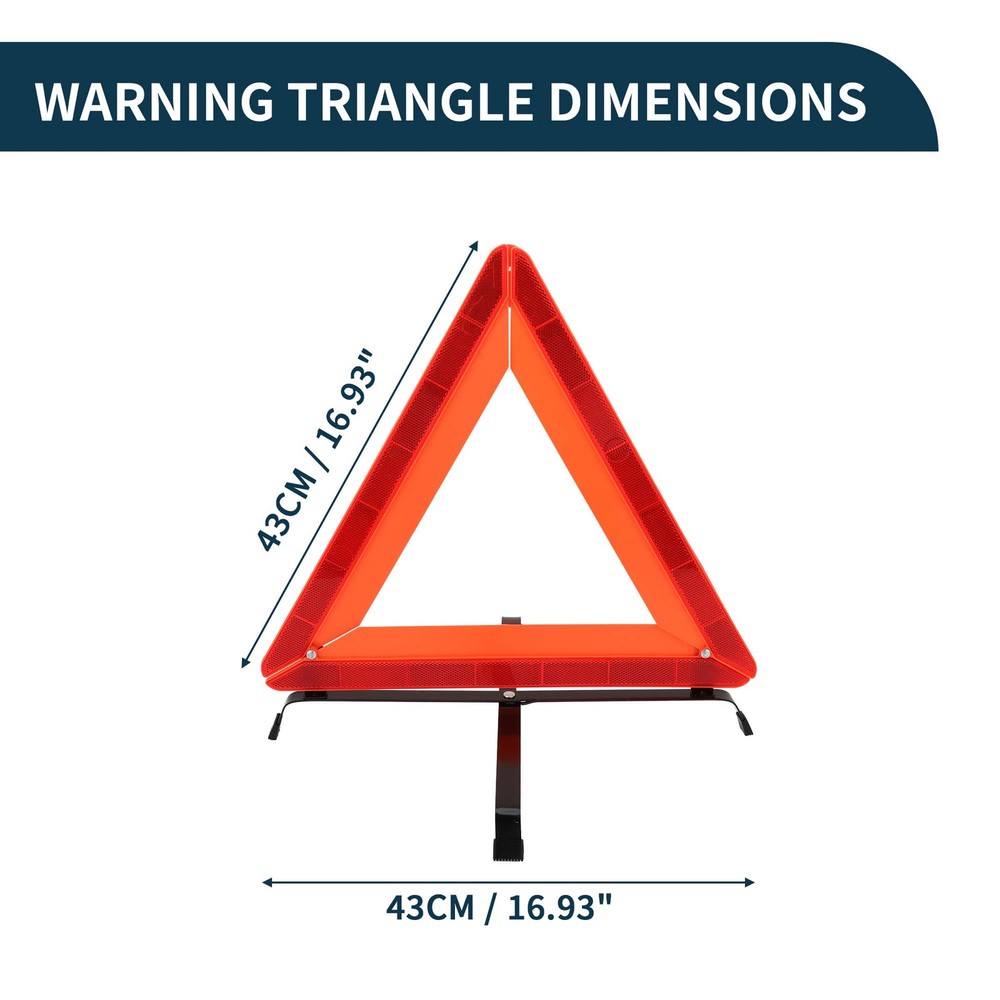 Safety Warning Triangle, Triangular Road Stop Sign