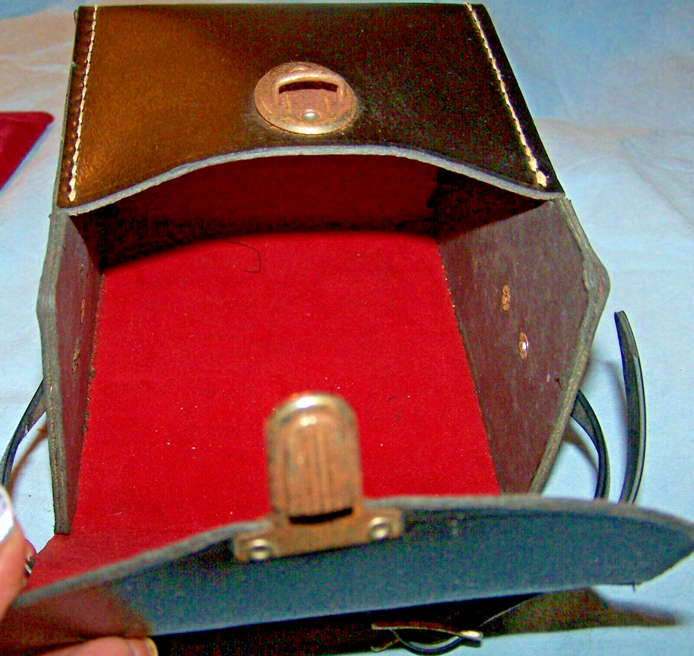 1960-70s Hoppy Model G2 Split Image Transit Calibration System w/Leather Case