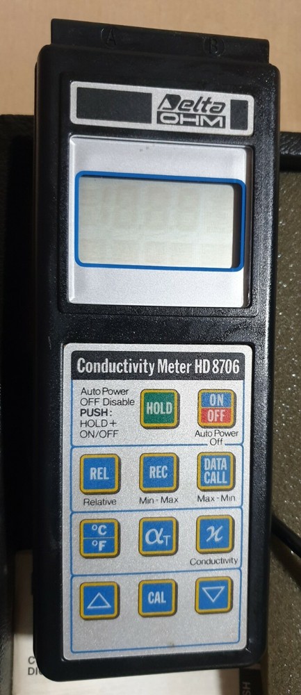 DELTA OHM CONDUCTIVITY METER HD8706