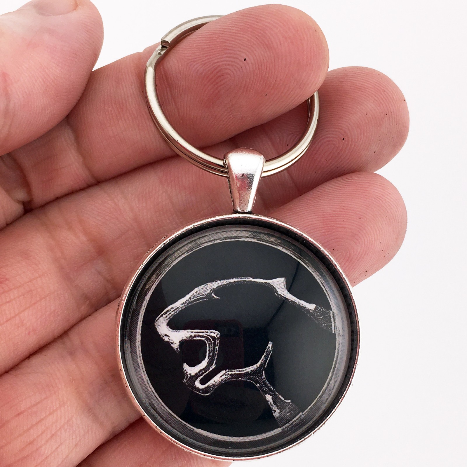 Vintage Mercury Cougar Badge Emblem Logo Reproduction Keychain