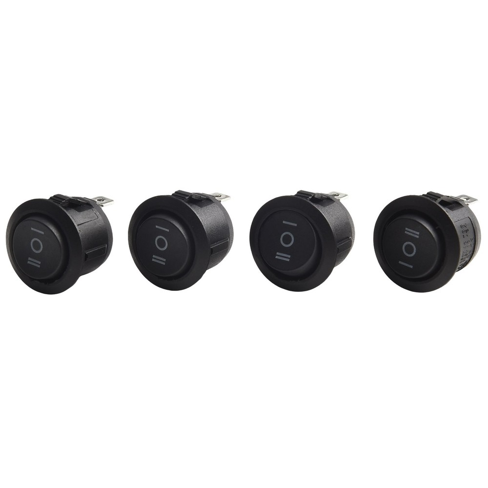 3 Pin Rocker Switch Easy Panel Mount Momentary Rocker Switch Convenient Package