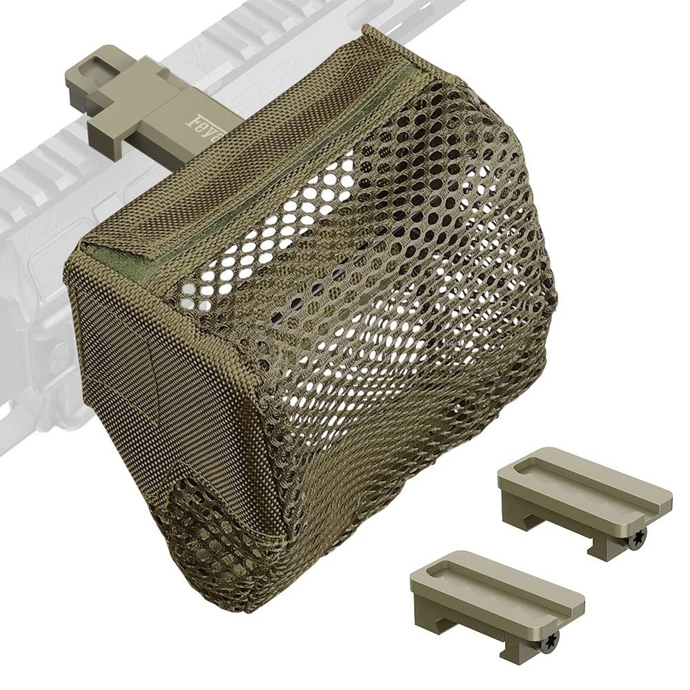 Heat Resistant Brass Catcher for AR - Thick Nylon Shell Net, Quick Release, 100+