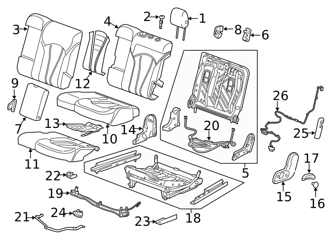 Genuine GM Armrest 84175089