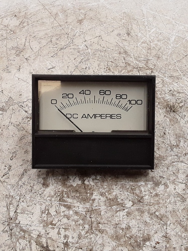 DC Amperes meter 0-100A