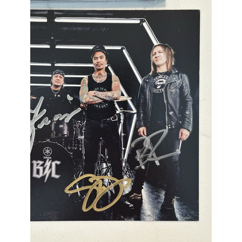 Buckcherry Signed/Autographed Artcard and Hellbound CD #1