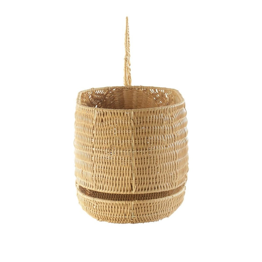 Kaplan Early Learning Whale Washable Wicker Floor Basket