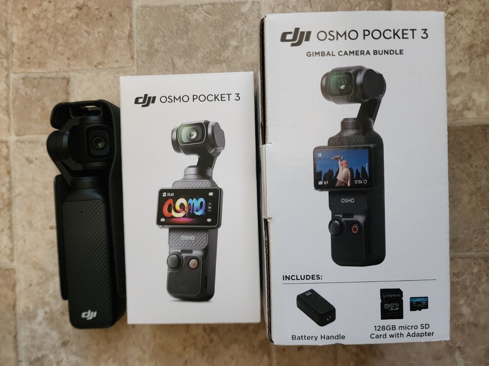 DJI OSMO POCKET 3 GIMBAL CAMERA BUNDLE