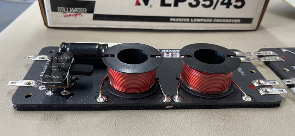 Old School Kicker LP35/45 Midrange Passive Lowpass Crossover, Pair, NOS #330