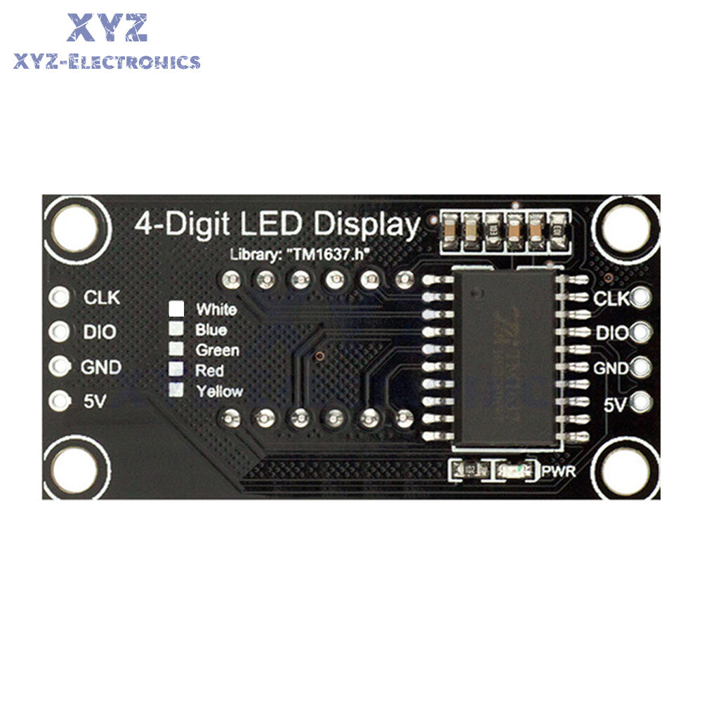 TM1637 0.36" inch 7-Segment 4-Digit LED Display Clock LED Tube Module