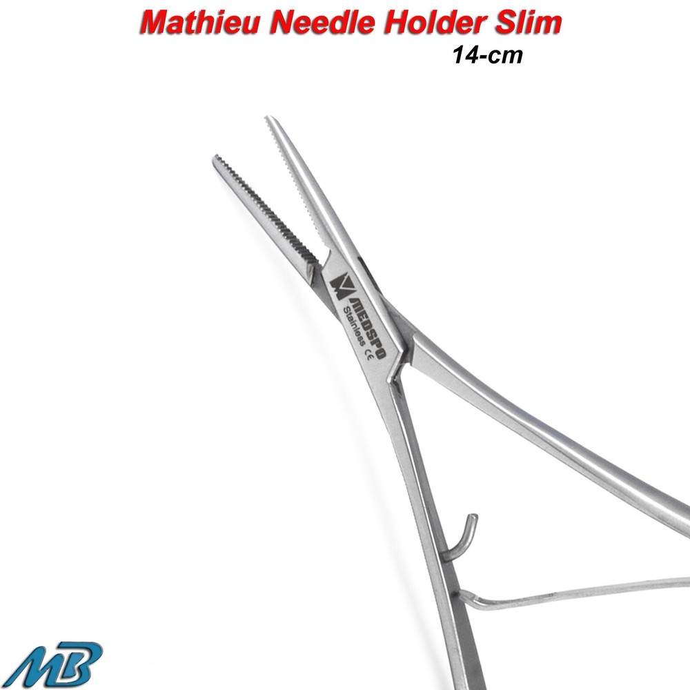 Dental Dressing Mathieu Needle Holder Surgical Suture Scissors Instruments Kit