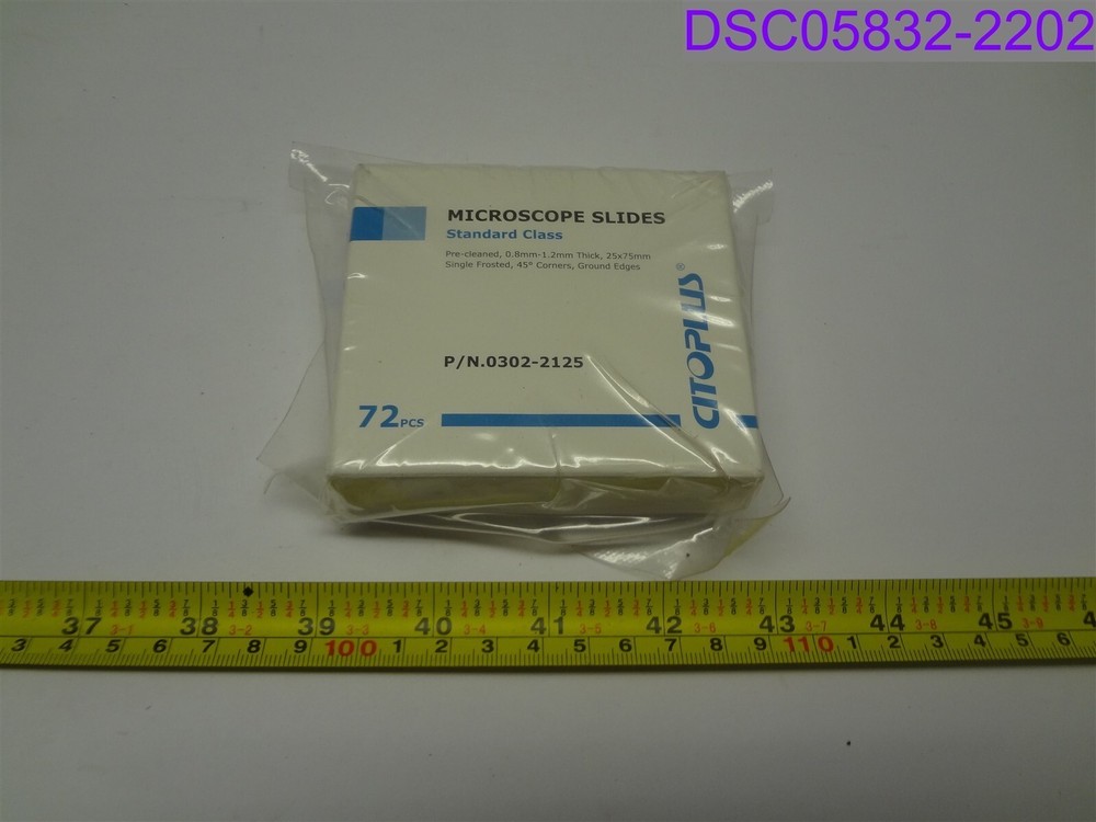 Citoplus Pre-cleaned Microscope Slides Standard Class P/N 0302-2125