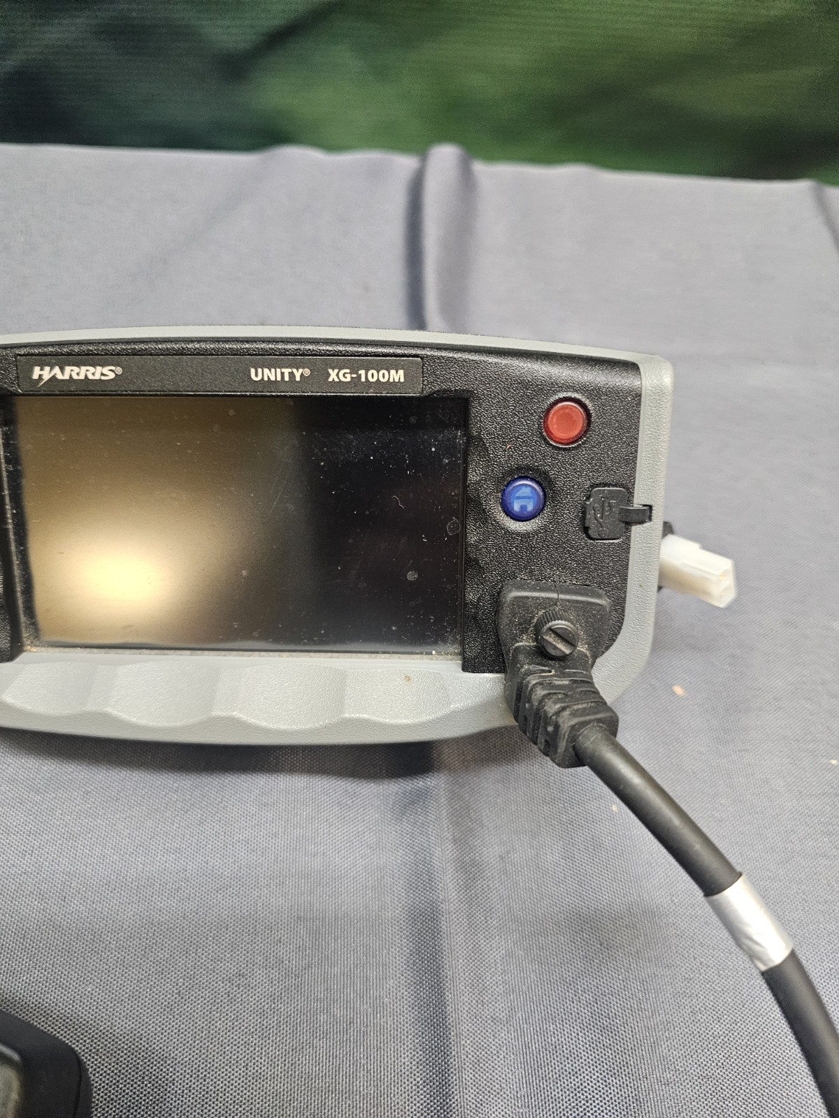 Harris UNITY CH-100 XG-100M VHF UHF Color Touchscreen Control Head w Head Cable