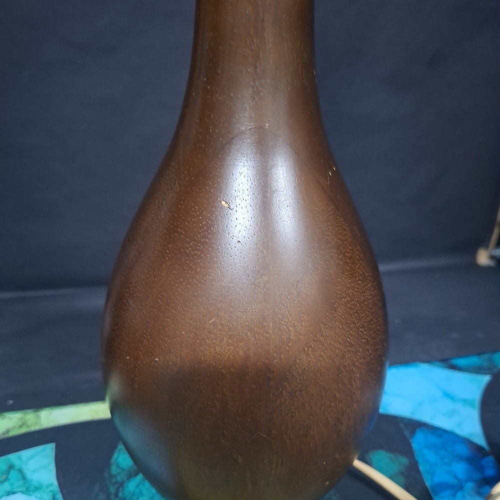 Solid Teak Scandinavian style Table Lamp