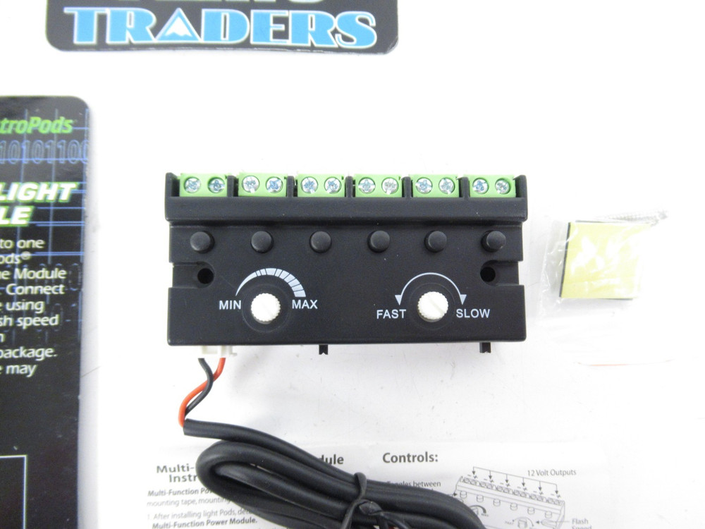 12V LED Lighting Controller With Flash Speed and Brightness Adjustment