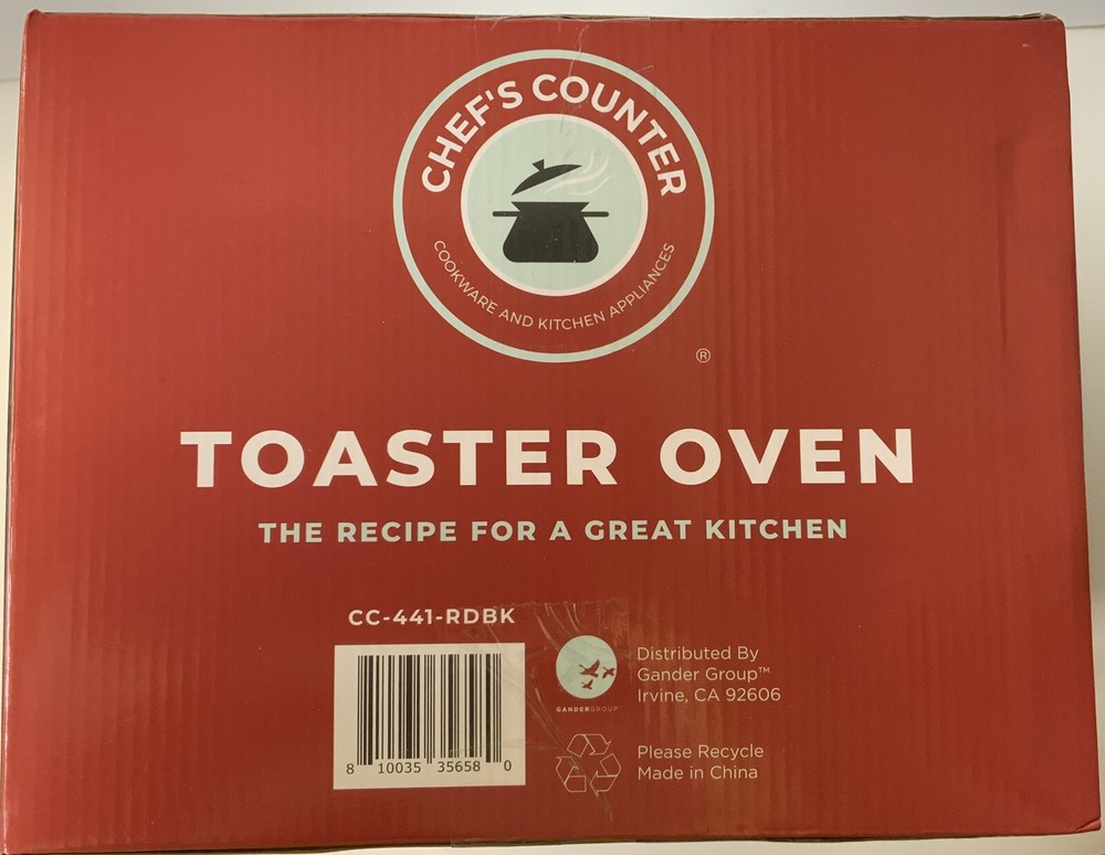 Chef's Counter Toaster Oven