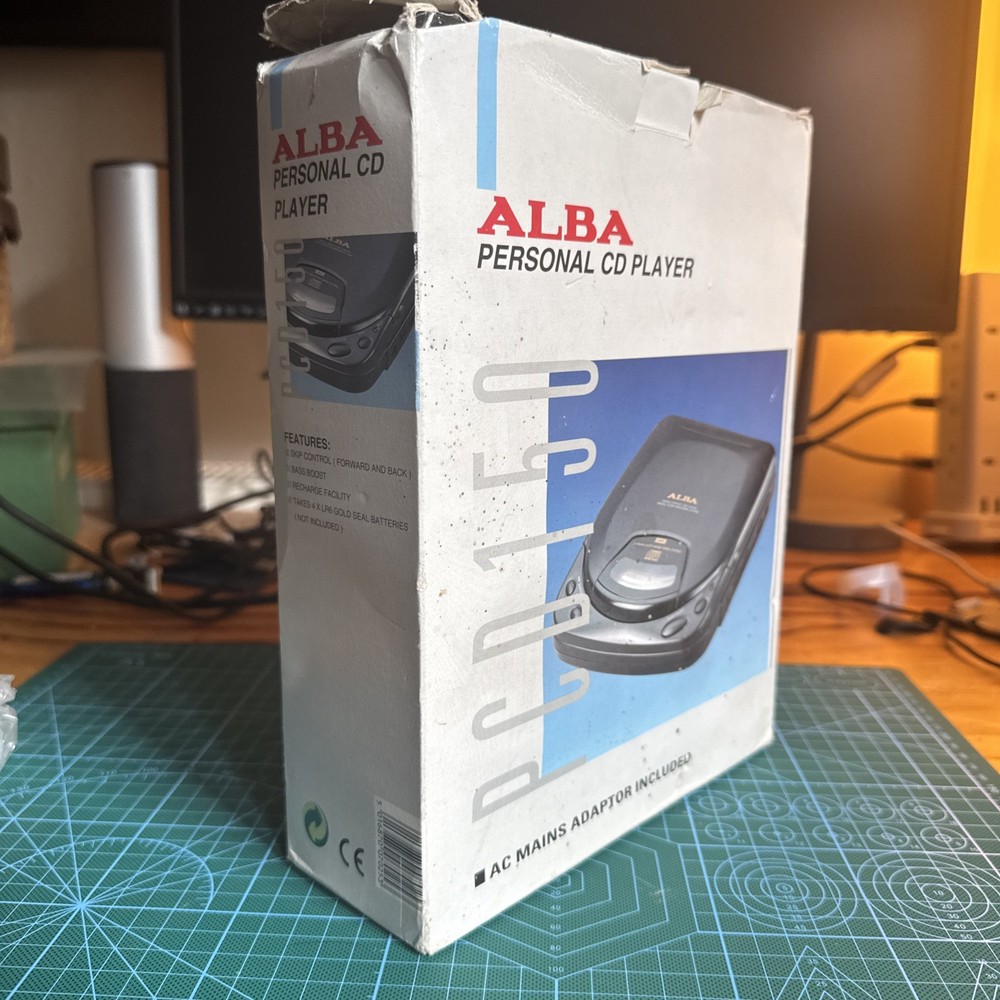 Alba PCD 150 Personal CD player- Tested Working