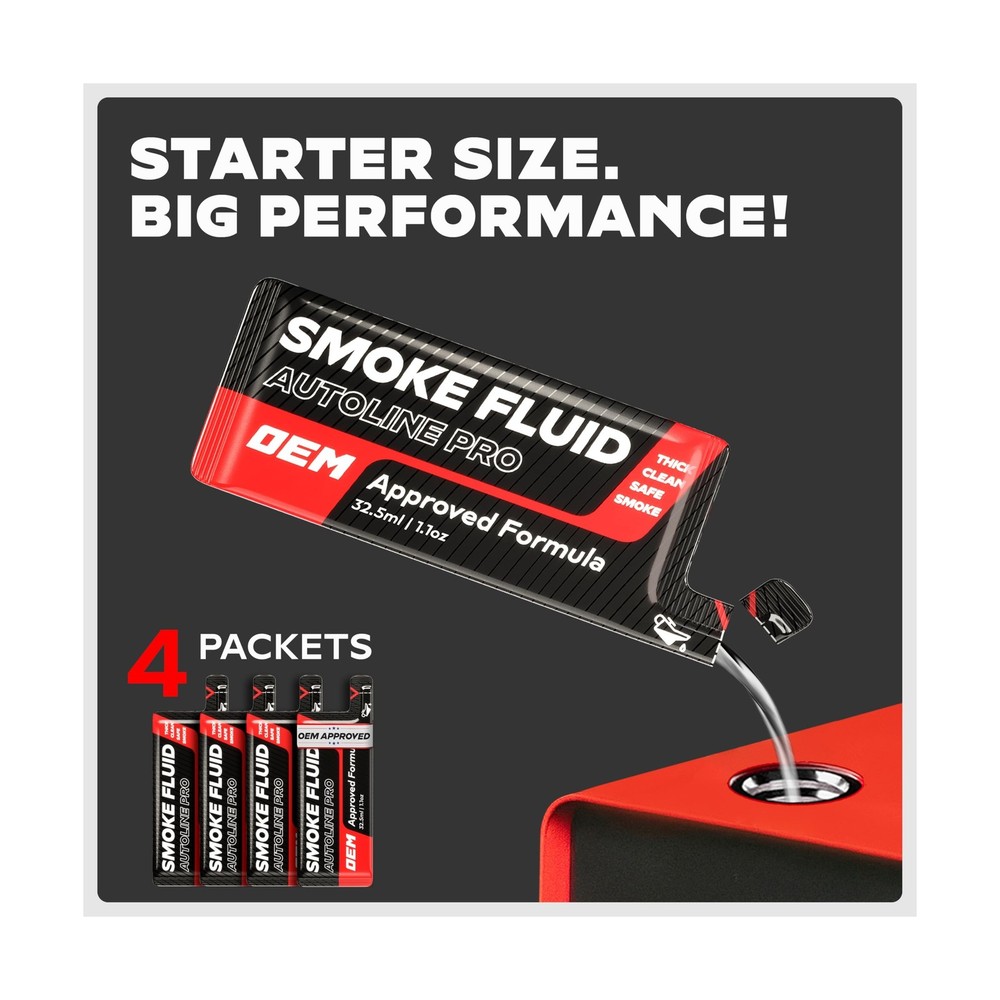 Automotive Smoke Machine 4.4oz Fluid Solution - Starter Size | Thick Smoke | ...