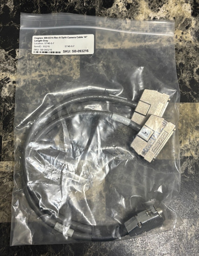 Cognex 300-0214 Rev-A Split Camera Cable 14" Length B