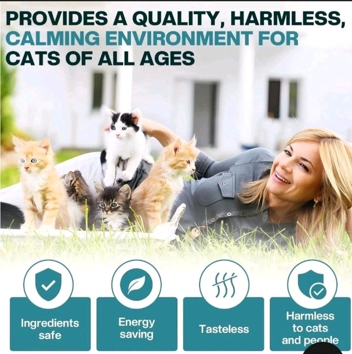 Cat Calming Diffuser 4 in 1 Multicat Calming Pheromones Diffusers Relief Stress