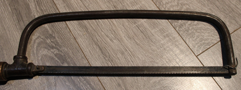 ANTIQUE BRASS HANDLE HACK SAW