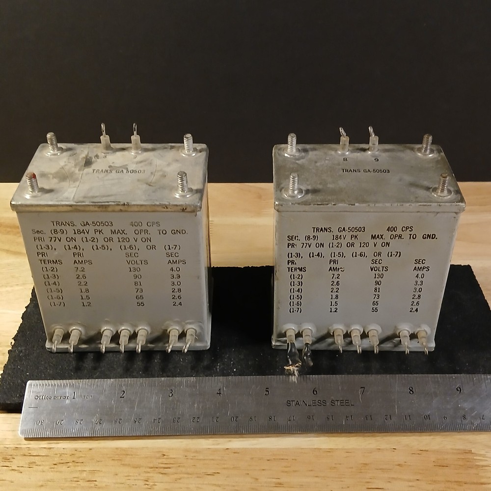 Pair Vintage Western Electric GA-50503 Transformers