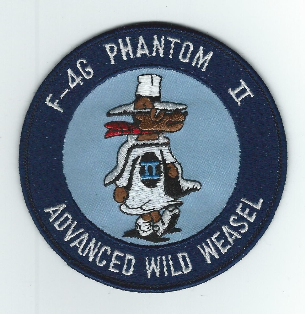 80's F-4G PHANTOM II ADVANCED WILD WEASEL patch