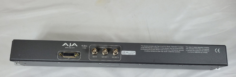 Aja KLBox 101885 Video Editing Hardware Breakout Box Untested