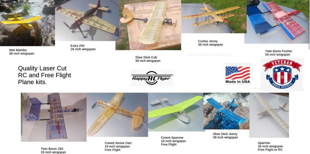 Aeroscout wing, Slow flyer wing, short kit.