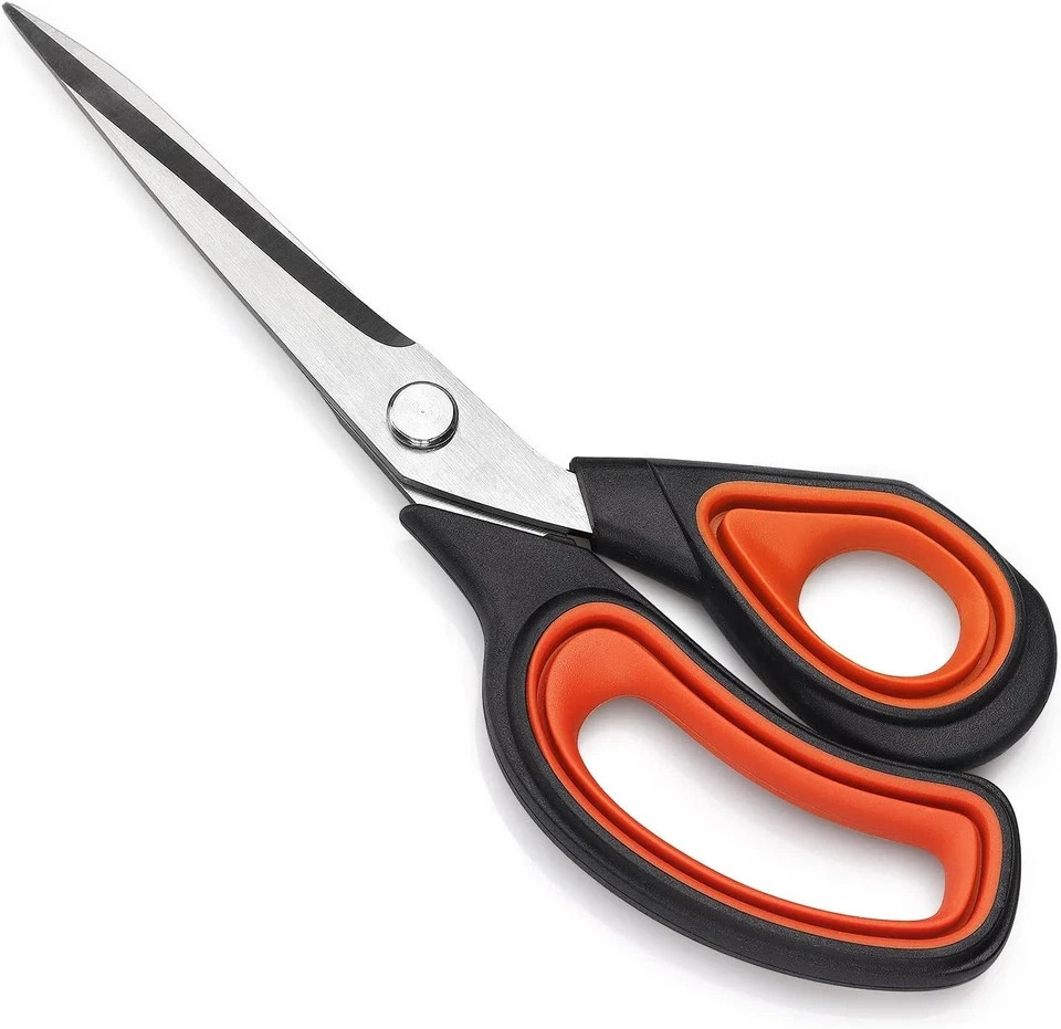 Premium Tailor Scissors Heavy Duty Multi-Purpose Titanium Red