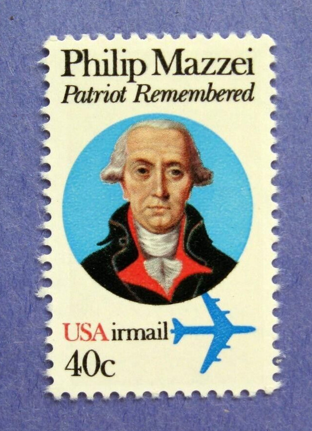 Sc # C98 ~ 40 cent Philip Mazzei Issue