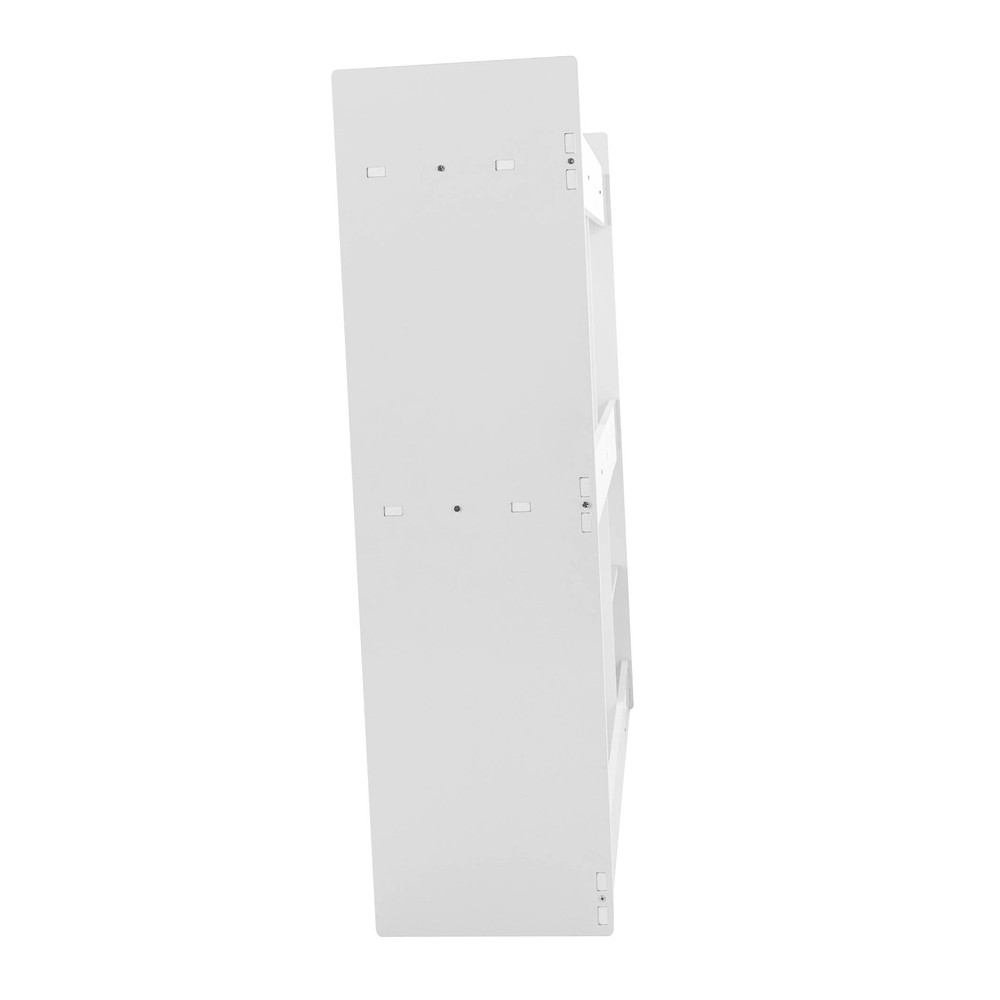 White Modern Desktop Shelf Desktop Display Rack Rectangular Desktop Bookshelf