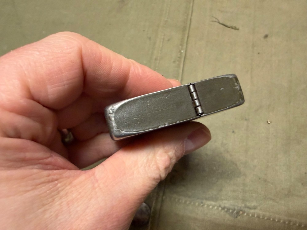 ORIGINAL WWII US ARMY TANKER STYLE OD PARK MADE LIGHTER