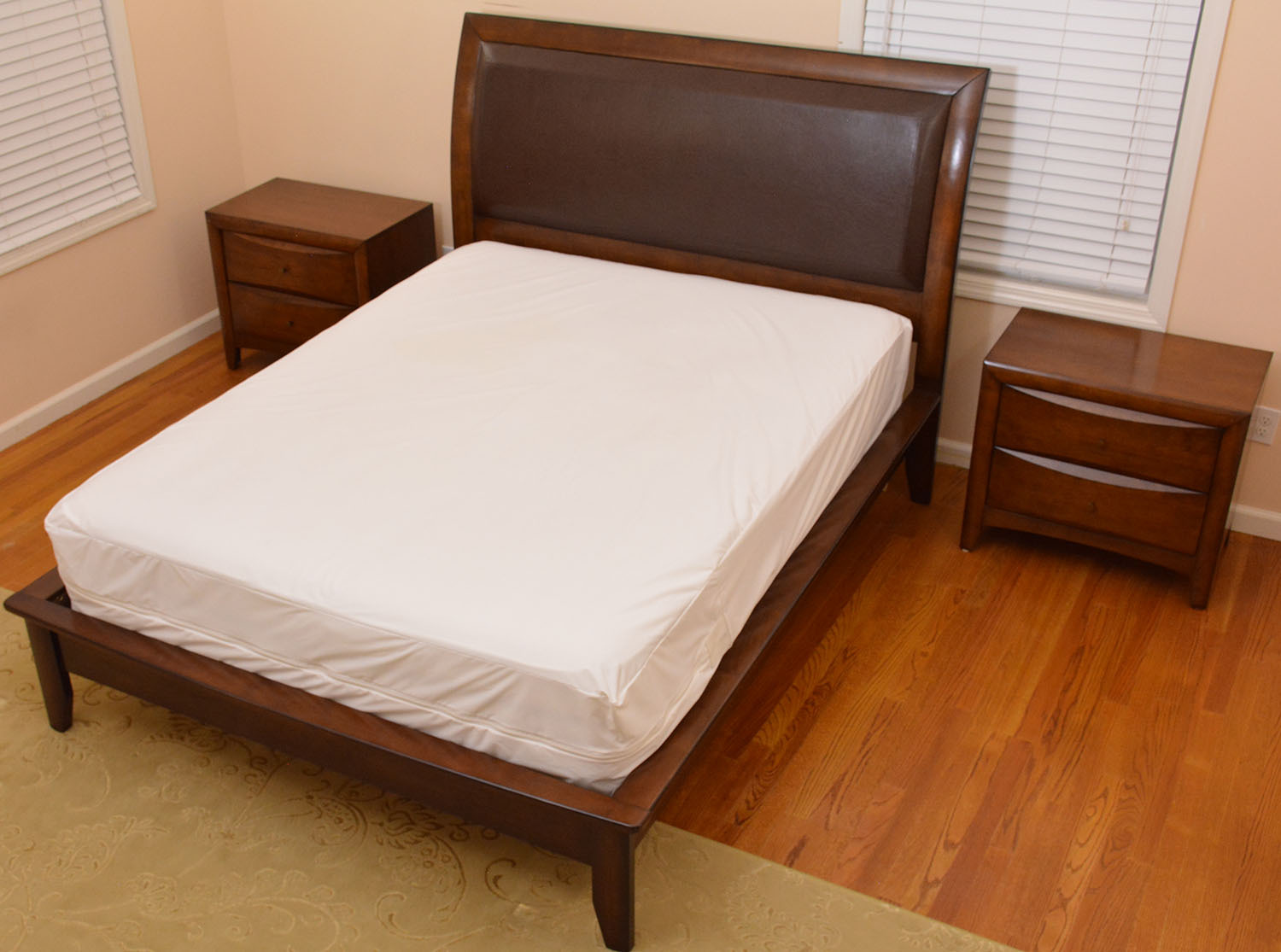 Mattress Protector Encasement Bedbug Cover Waterproof Hypoallergenic