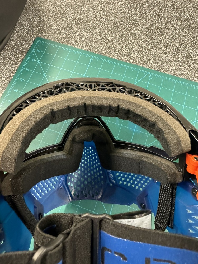 CRBN ZERO paintball goggle system. PRO Navy. MORE Coverage. MINT!