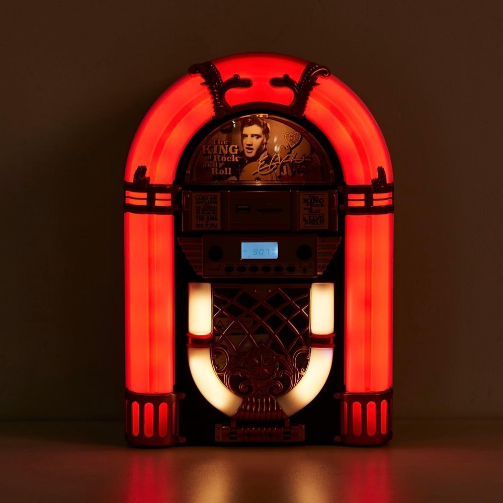 Arkrocket X Mini Jukebox/Tabletop CD Player/Bluetooth Speaker/Radio/Usb and SD