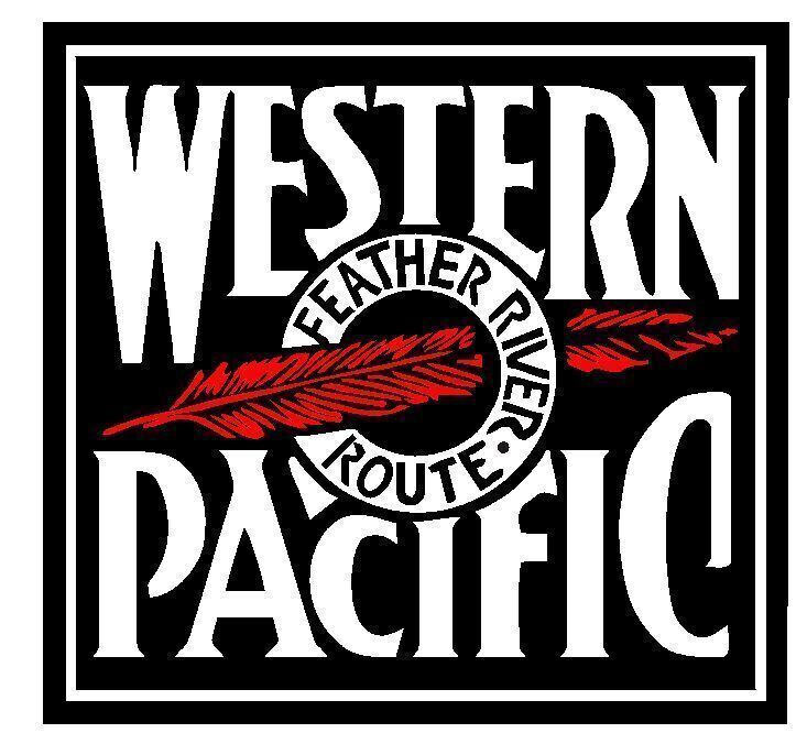 Western Pacific Railroad Railway Train Sticker Decal