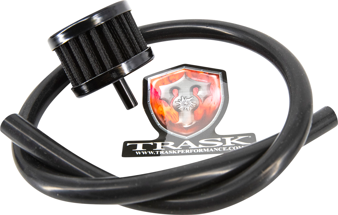 TRASK - TM-2041BK - Check M8 Vented Transmission Top Cover for Harley-Davidson S