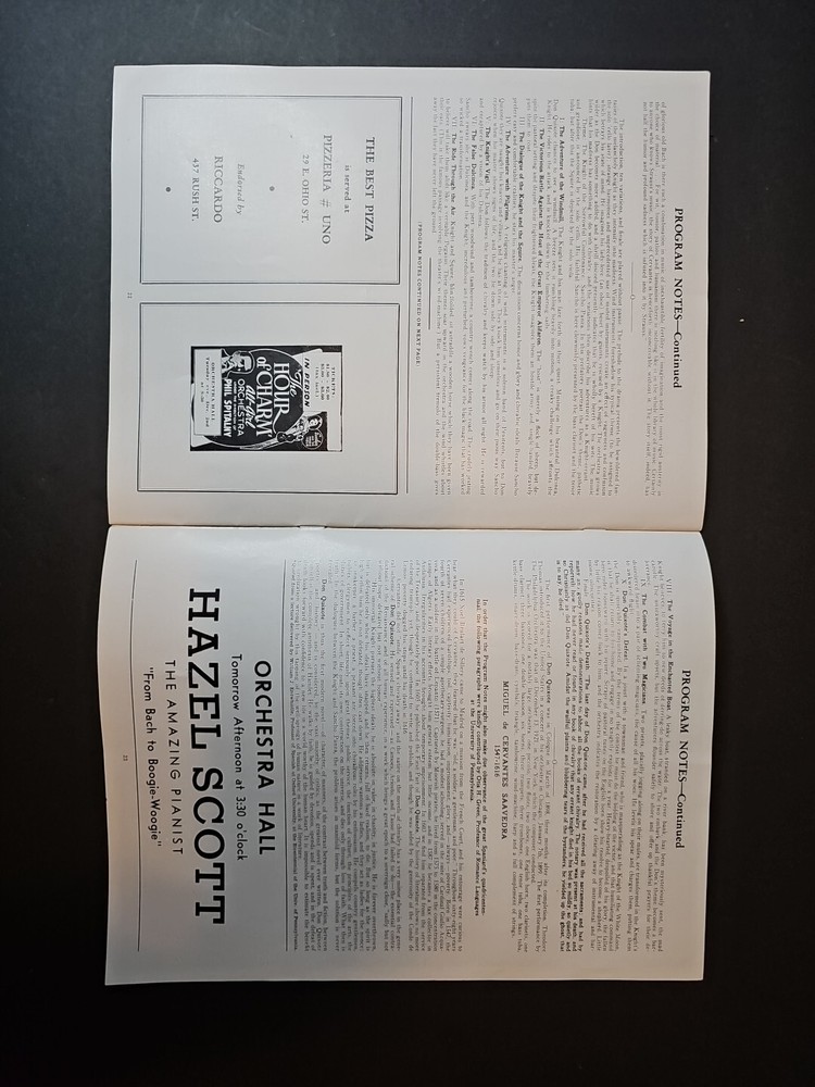 The Philadelphia Orchestra 48th Season 1947-48 Eugene Ormandy Playbill Program