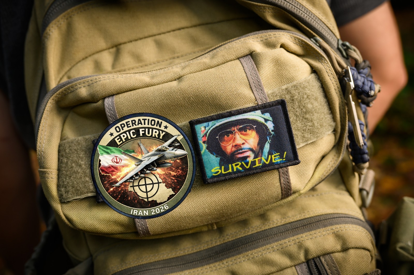 Operation Epic Fury Patriotic Morale Patch USA Israel UAE 3" tactical patch