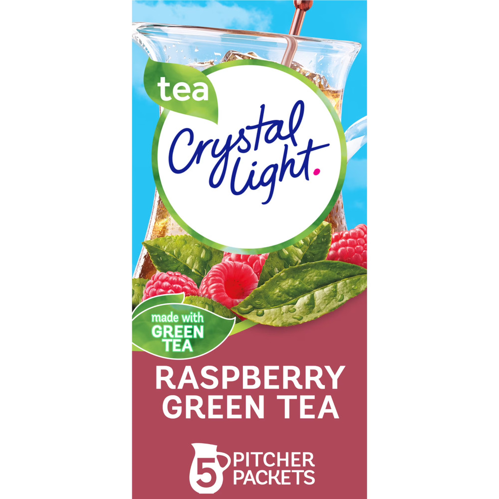 Crystal Light Raspberry Green Tea Drink Mix (5 Pitcher Packets)