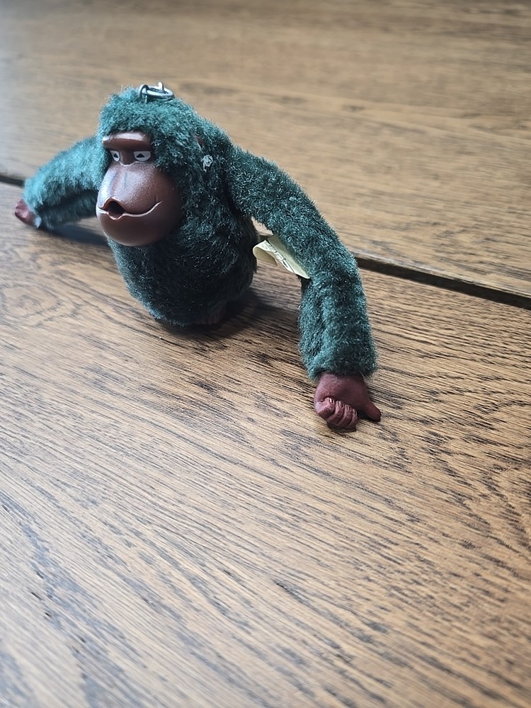 Kipling Monkey “Bob” Plush Thumb Sucking Ape Gorilla Green NO RING