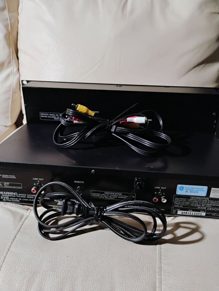 The listing is:(1)Denon DN-2000F MKII Dble CD Player WITHOUT Remote Control Unit