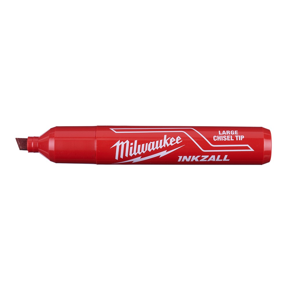 Milwaukee 48-22-3256 INKZALL Red Large Chisel Tip Permanent Marker (12 Pack)