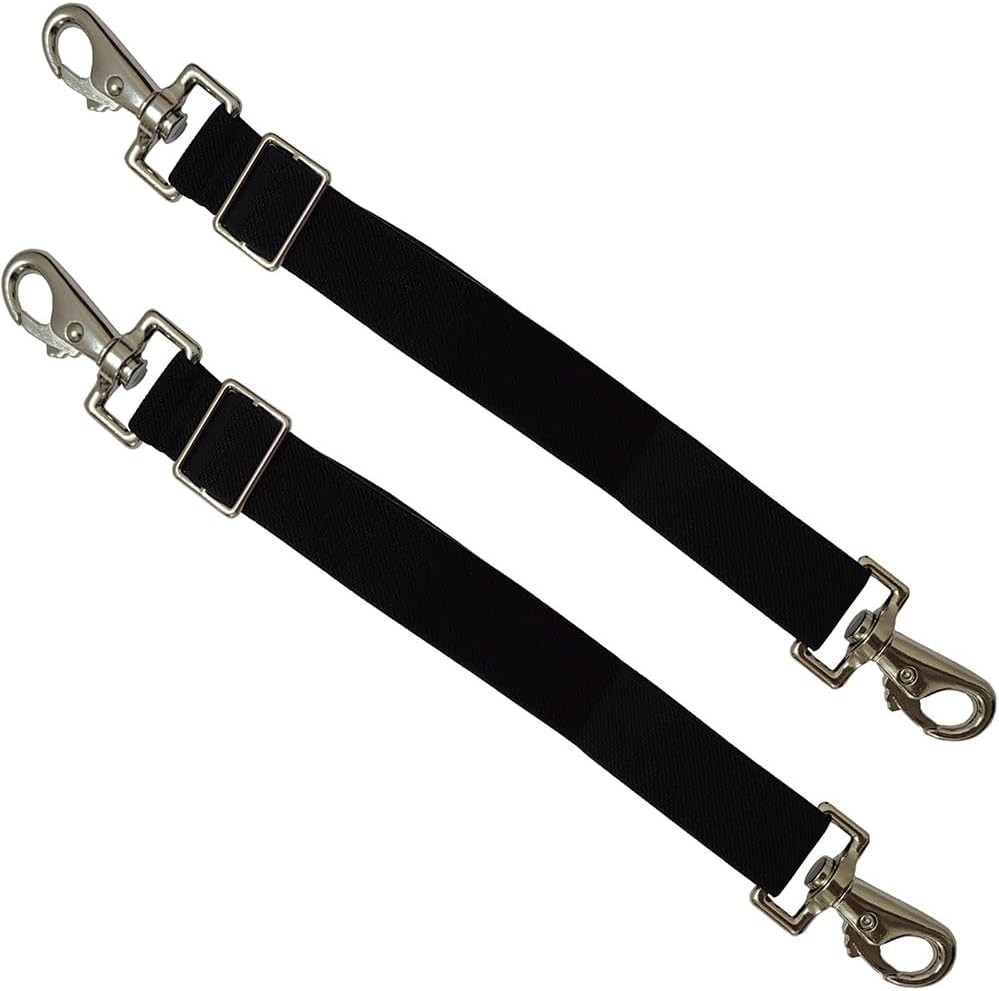 Replacement Stretchy Belly Strap for Horse Blankets with Snaps and Adjustability