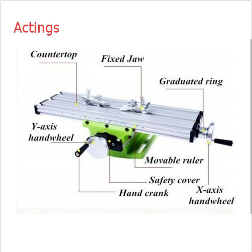 Mini Bench Drill Precision Multifunction Working Table Vise Fixture Worktable