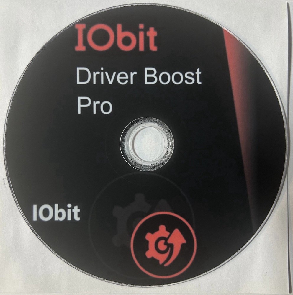 IObit Driver Boost Pro Drivers Update Software CD Disc for PC Computer Windows