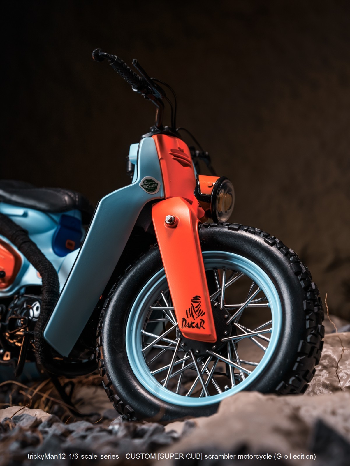 trickyMan12 1/6 [SUPER CUB] scrambler motorcycle CULF2