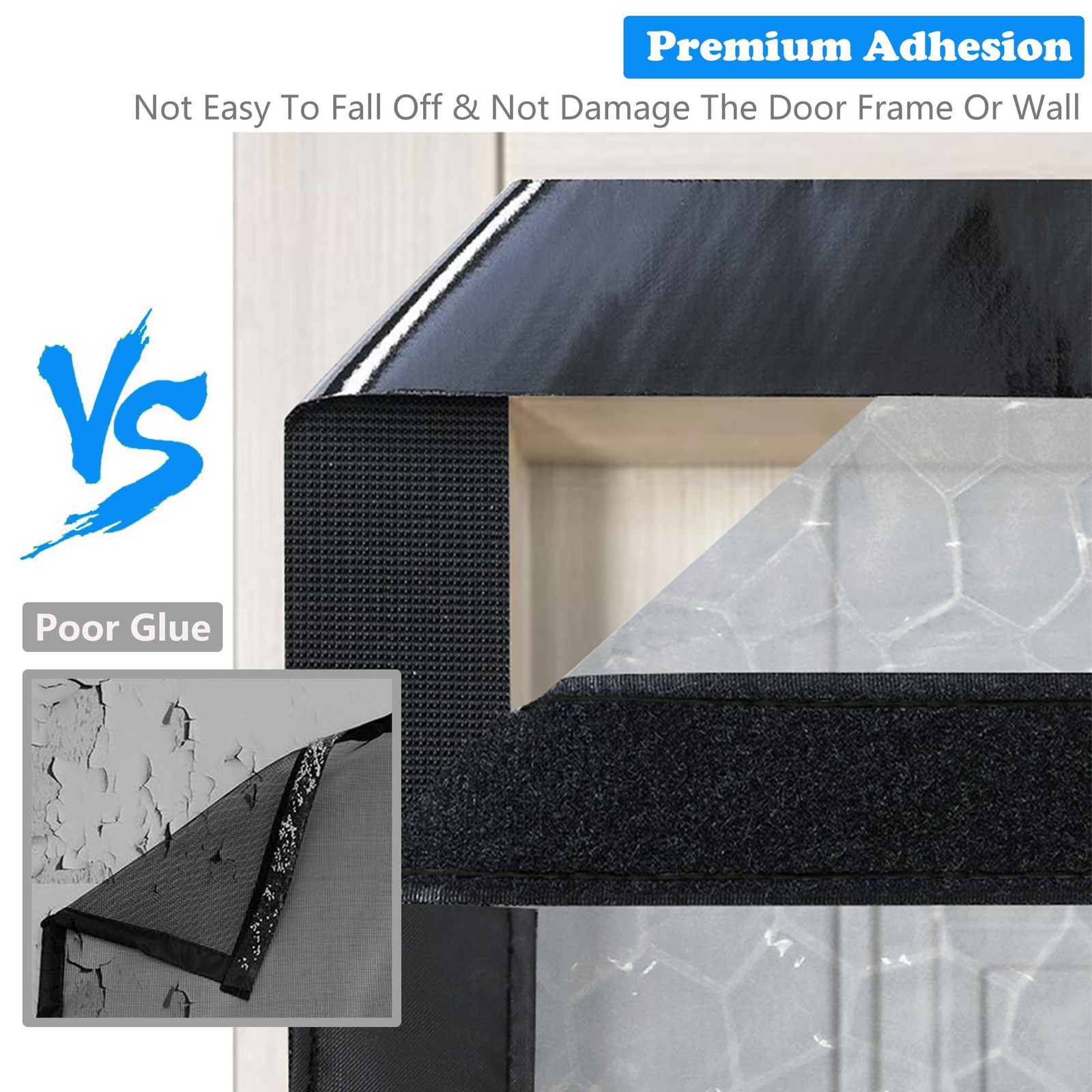 Magnetic Thermal Insulated Door Curtain,Waterproof EVA Door Cover,Fit Doors S...